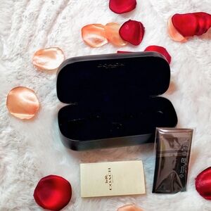 Coach Black Glasses With Lens Cloth